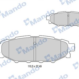 Колодки тормозные задние дисковые к-кт