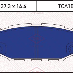 Колодки тормозные задние дисковые к-кт