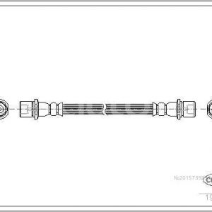 Шланг тормозной задний
