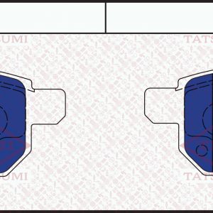 Колодки тормозные задние дисковые к-кт