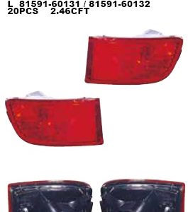 Фонарь задний в бампер левый