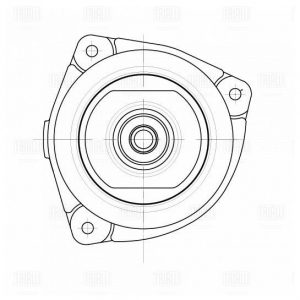 Опора переднего амортизатора левая