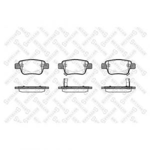 Колодки тормозные задние дисковые к-кт