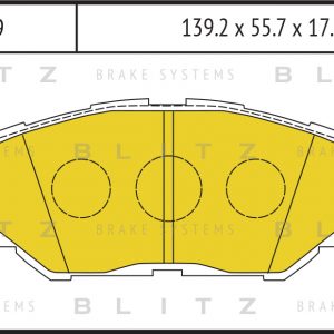 Колодки тормозные передние к-кт