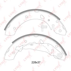 Колодки барабанные к-кт