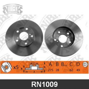 Диск тормозной передний вентилируемый