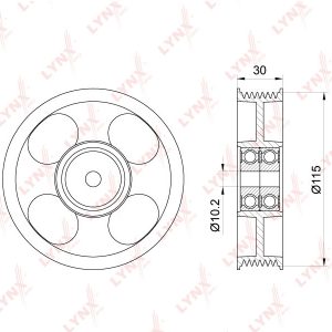 Ролик дополнительный руч. ремня