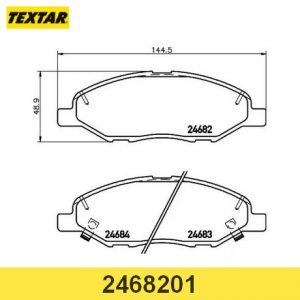 Колодки тормозные передние к-кт