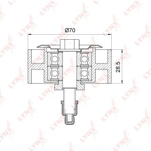 Ролик дополнительный руч. ремня