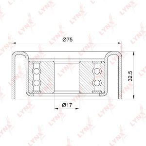 Ролик-натяжитель ручейкового ремня