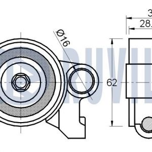 Ролик-натяжитель ремня ГРМ