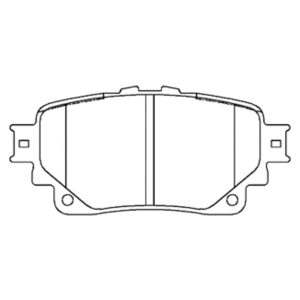 Колодки тормозные задние дисковые к-кт