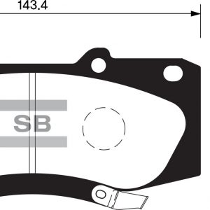 Колодки тормозные передние к-кт