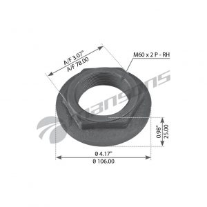 Гайка задней ступицы