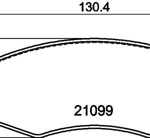 Колодки тормозные передние к-кт