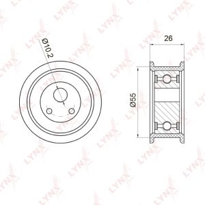 Ролик-натяжитель ремня ГРМ