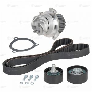 Насос водяной (помпа) + к-кт ремня ГРМ