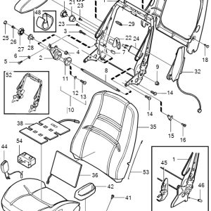 Направляющая подголовника