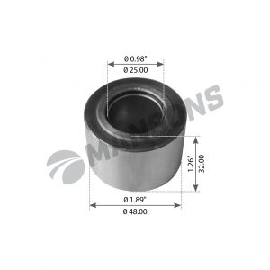 Ролик тормозной колодки