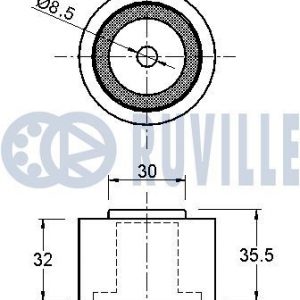 Ролик дополнительный ремня ГРМ
