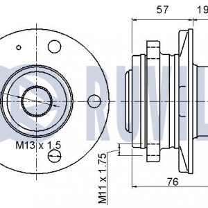 Ступица передняя