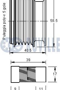 Шкив генератора