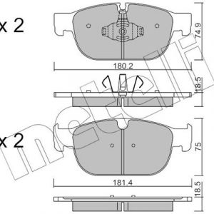 Колодки тормозные передние к-кт