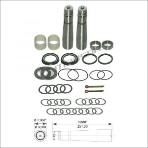 Р/к поворотного кулака (шкворень)