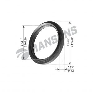 Сальник передней ступицы