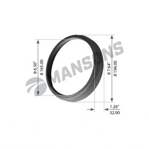 Сальник задней ступицы