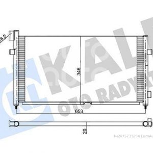 Радиатор кондиционера (конденсер)