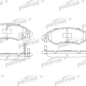 Колодки тормозные передние к-кт