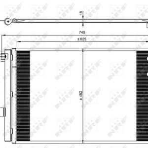 Радиатор кондиционера (конденсер)