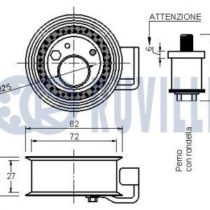 Ролик-натяжитель ремня ГРМ