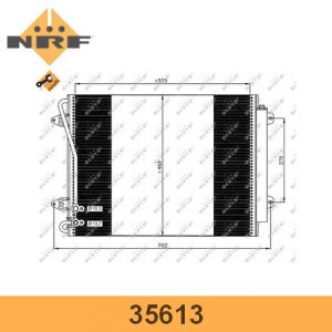 Радиатор кондиционера (конденсер)