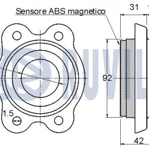Ступица передняя/задняя
