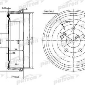Барабан тормозной