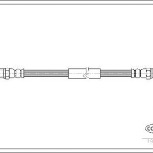 Шланг тормозной передний