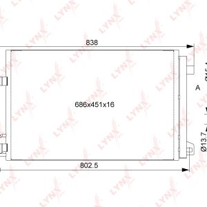 Радиатор кондиционера (конденсер)