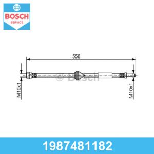 Шланг тормозной передний