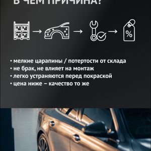 Решетка радиатора левая