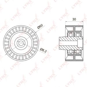 Ролик дополнительный ремня ГРМ
