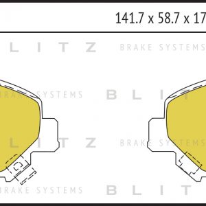 Колодки тормозные передние к-кт