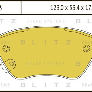 Колодки тормозные передние к-кт
