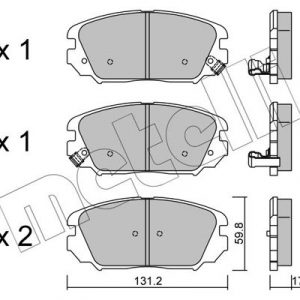 Колодки тормозные передние к-кт