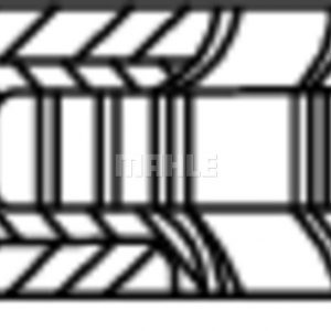 Кольца поршневые к-кт на 1 цилиндр