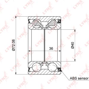 Подшипник ступицы (к-кт)