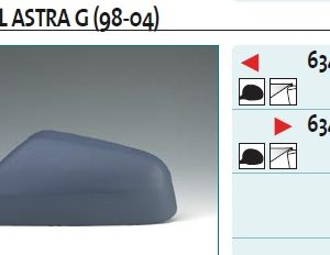 Крышка корпуса зеркала правого