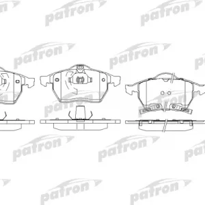 Колодки тормозные передние к-кт