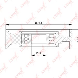 Ролик-натяжитель ручейкового ремня